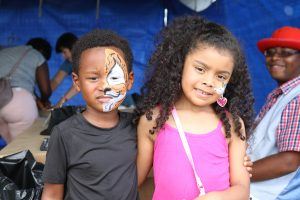 Children Wearing Face Paint