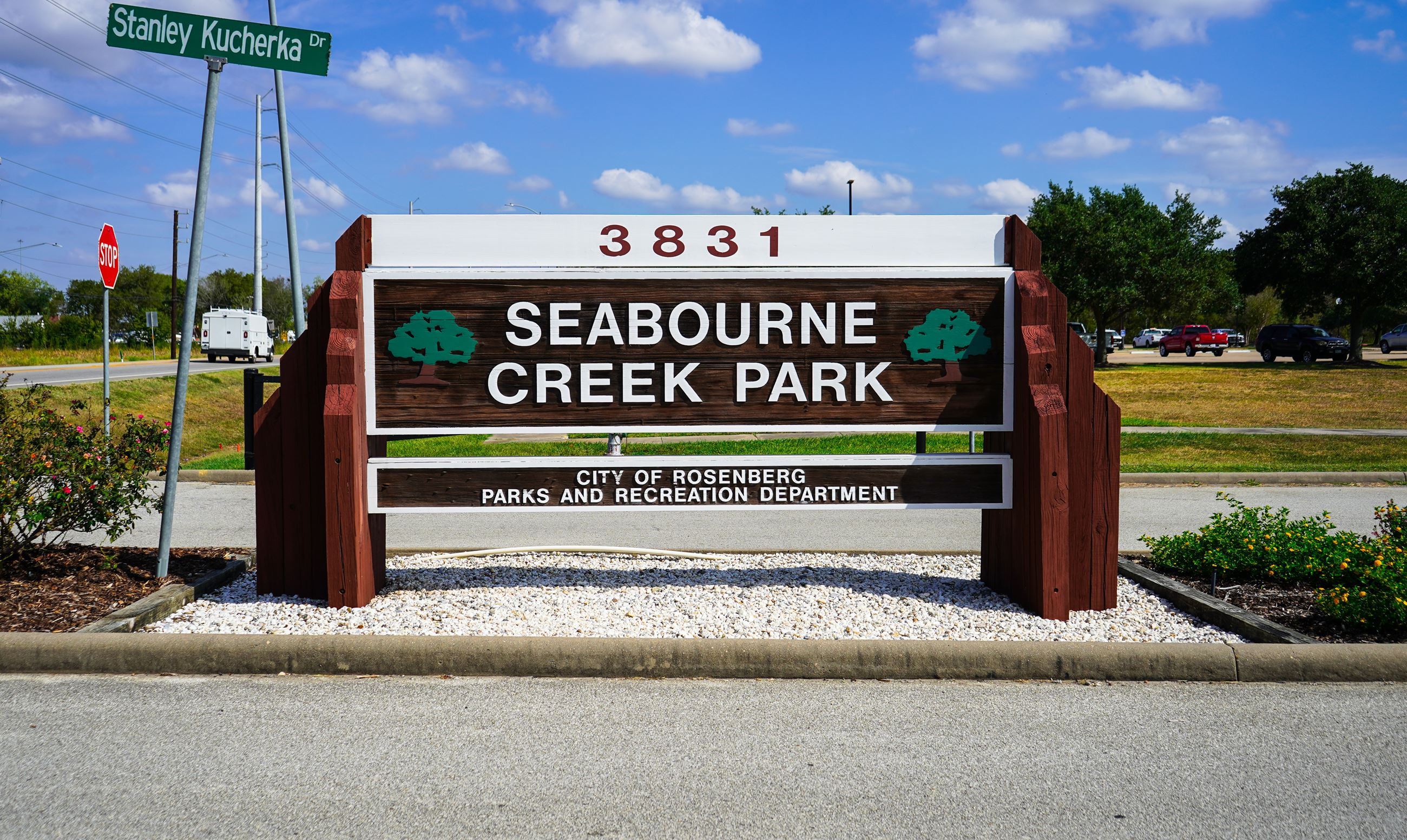 Sea Bourne Creek Nature Park Entry Sign